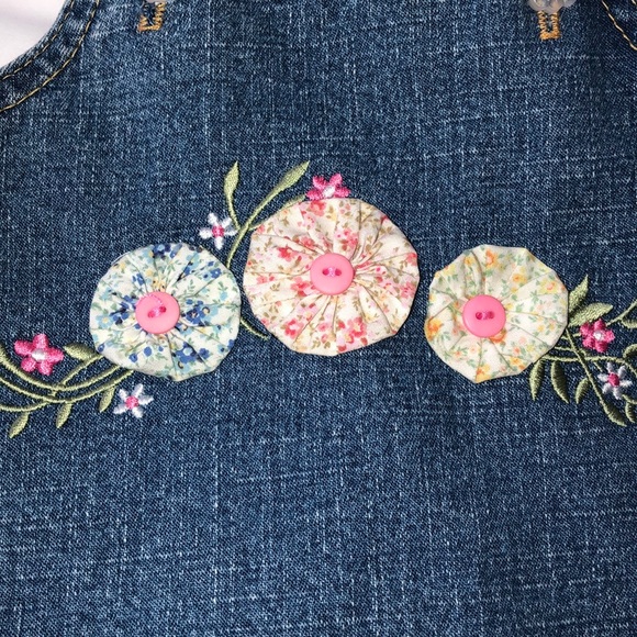 NWT Girls Cachcach Denim top - Picture 2 of 5